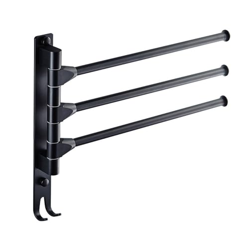 タオル掛け タオルハンガー タオルホルダー タオル干し バスタオルハンガー タオルかけ バスタオルスタンド 風呂場 タオル掛け おしゃれ 浴室 風呂 洗面台 収納 (三アーム/33*29cm)