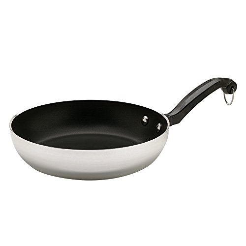 Farberware Classic Deep Nonstick Frying Pan / Fry Pan / Skillet - 10 Inch, Silver