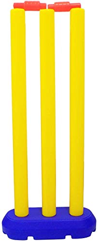 Image of Prime Kids Cricket Kit Set With Bat, Balls, Wickets, Bells- Indoor Beach Outdoor Garden Play Set Pack Of 1 (Bat Ball), Multicolor