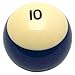 American Shifter 96054 Blue Stripe 10 Ball Billiard Pool Shift Knob