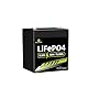 GREENOE 12V LiFePO4-Batterie mit eingebautem 10A BMS, 3000+ Deep-Cycle-Lithiumbatterie, 10 Jahre Lebensdauer, einsetzbar für Solaranlage, Antriebsräder, Fischfinder, Outdoor-Camping, Roller (12V 6AH)