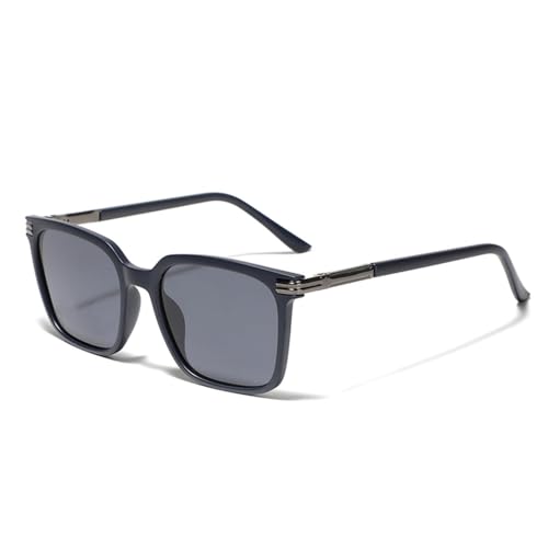 Lunettes de soleil polarisées contre l'éblouissement monture semi-métallique chic 2025