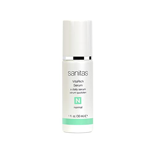Sanitas Skincare VitaRich Serum, Hydrating, Reparative Serum, Multivitamin Blend, Vegan Squalane, 1 Ounce