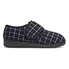 Jo & Joe Dennis Mens Navy Wider Fit Slipper - Size 10 UK - Blue #1