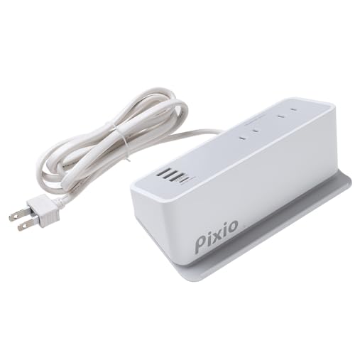Amazon.co.jp: Pixio AC&USB TAP COMPACT White 電源タップ ホワイト