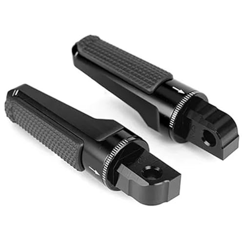 Motorrad Fußrasten Für Suzuki SV650 SV650X SFV650 GLADIUS GSR600 GSR750 GSXR 600 750 1000 CNC Hinten Fußrasten(Schwarz)