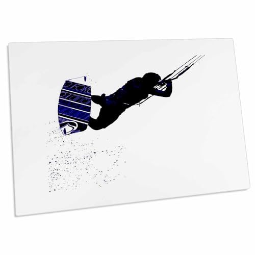 3dRose Desk Pad Kite Surfing 23in x 16in miniatura 1