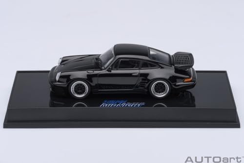 AUTOart 911 (930) Turbo Blackbird Black Wangan Midnight 1/64 miniatura 6
