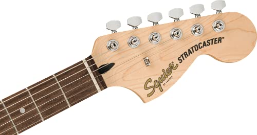 Image of Fender Squier Affinity Series Stratocaster Electric Guitar, Charcoal Frost Metallic, Laurel Fingerboard
