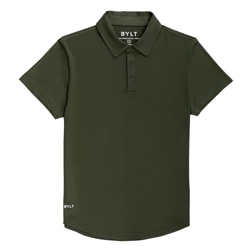 BYLT Performance Drop-Cut Polo Men's Shirt - Classic Fit, Collared