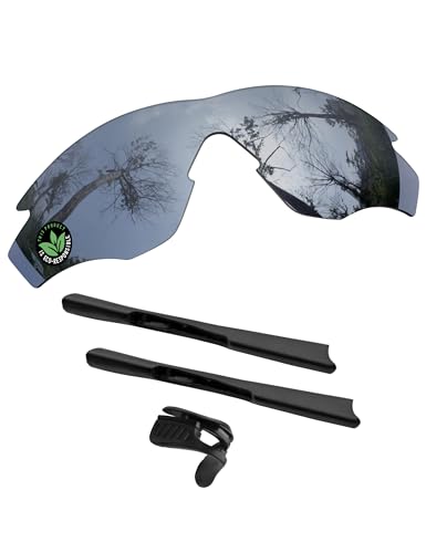 Image of Raydi Polycarbonate Replacement Lenses & Rubber Kits for Oakley M2 Frame Rectangular Sunglasses