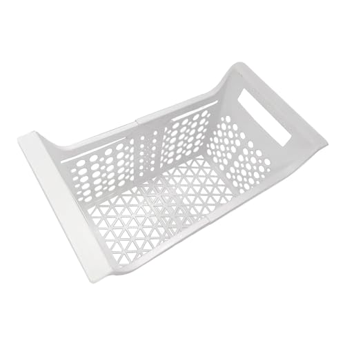 Image of Freezer Storage Basket Organizer Bin Expandable for Apartment Farmhouse Home