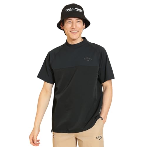 キャロウェイ　シャツ　ゴルフ　メンズ Callaway キャロウェイ ゴルフ メンズ ストライププリントカノコ
