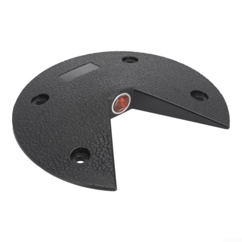 Instrumento topográfico con alcance de 500 m, plataforma de mapeo de tierra de disco plano, cubierta de vidrio ABS para monitoreo de metro de carretera, negro