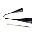 GALPADA Agogo Bell for Durable Two Tone Musical Instrument with Wooden Stick Portable Percussion for Early Education and Latin Black