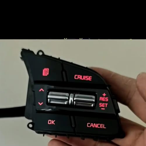 Botón de control de crucero para Kia K3 con retroiluminación y mando multifunción 5