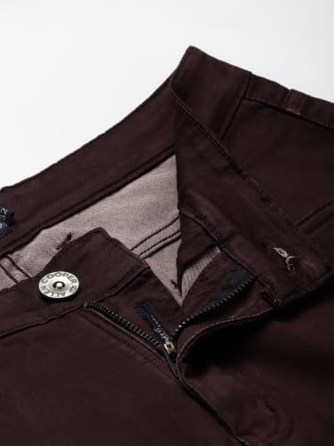 Image of Allen Cooper Skinny Low Rise Power Stretch Denim Chinos Type Jeans for Men