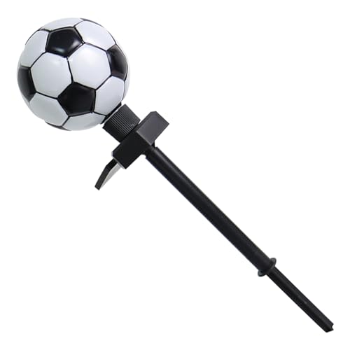 HOMSFOU Fußball Solar Rasenleuchte Led Solarlampe Energiesparend Gartenpfahlleuchte Dekorativ Für Außenbereich Terrassen Hof