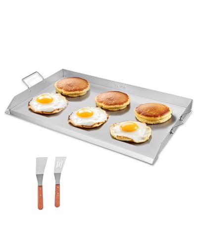 Comparison: Best 36 Griddle 10 VEVOR Stainless Steel Griddle, 36x22 inch Universal Flat Top Rectangular Plate, Gas Grill Griddle for BBQ Grill, Teppanyaki, Portable Family Cookware with Handle, for Camping Tailgating Party