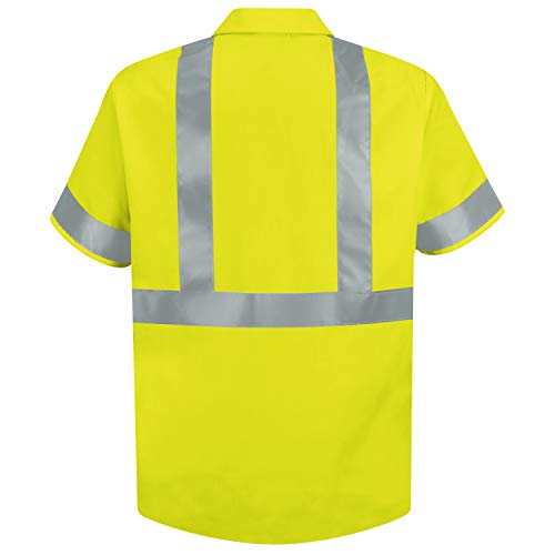 Red Kap Men's Hi Visibility Class 2 Level 2 Work Shirt2
