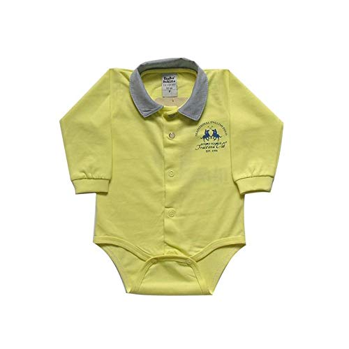 Conjunto para bebê menino malha Polo Club manga Longa-g