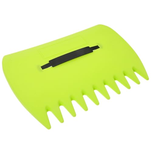 WEKADRIN ガーデンリーフレーキ 軽量耐久スチール製 しっかり密集爪で落葉掃除 ガーデニング用園清掃ツール 家 農場対応緑色