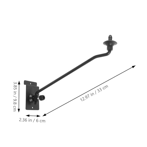 Soporte de Pared para Platillos de Batería de Hierro Negro miniatura 2