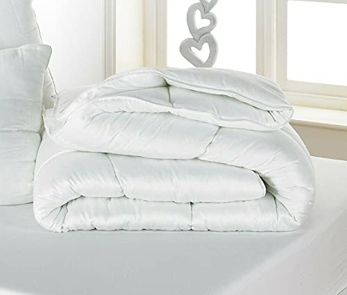 D&P Co SINGLE ALL SEASONS DUVET 3 IN 1 BAMBOO COTTON 4.5 Tog, 9 Tog & 13.5 Tog ANTI-ALLERGY ANTI-BACTERIAL Temperature Regulating (135 x 200cm)
