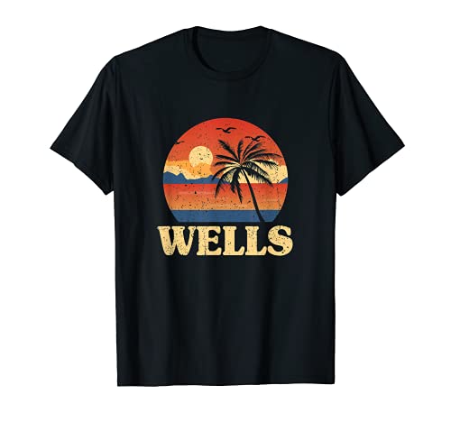 Wells Maine ME Verano Antiguo Centro de Maine Tropical Camiseta