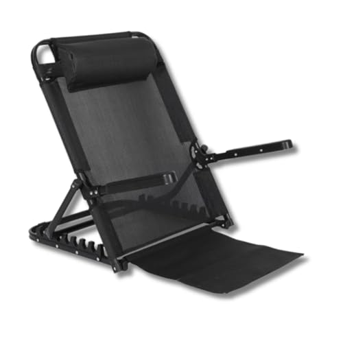 Image of RENVA Adjustable Sit Up Back Rest, Armrest Backrest Chair, 7 Speed Adjustment,Premium Stainless Steel Heavy Duty Adjustable Back Rest for Bed Back Support for Post Surgery