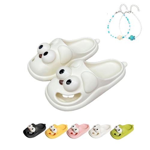 Dog Sandals Tongue, Tongue Kiss The Slipper, Big Eye Dog Slippers 3D Soft Sole Cartoon for Woman & Man