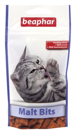 Beaphar Malta Bits para Gatos - Snack Dental 150g, Sabor a Malta