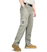 BOCOMAL FR Pants for Men Cargo Flame Resistant Pants(2112&CAT2) 100% C 7.5oz Utility Fire Resista...