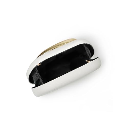 Image of Acrylic Clutch Purse for Women Classic Round Acrylic Evening Handbag Vintage Metal Handlebars Bag for Wedding Party Prom
