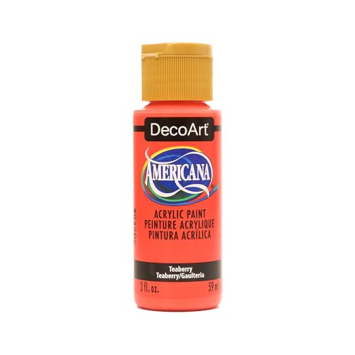 Image of DecoArt Americana Acrylic Paint - Teaberry, 2 oz