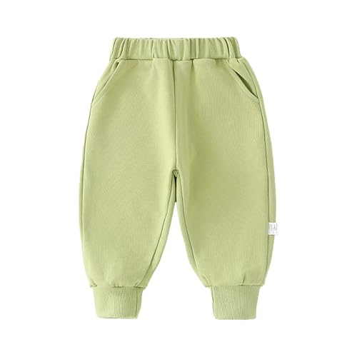 Boys Elastic Waist Pants Comfortable Trousers for Active Kids Versatile Ankle Length Bottoms Ideal for Spring and