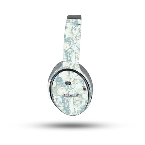 Image of MightySkins Skin Compatible with Bose QuietComfort 35 II Headphones - Blue Seashells | Protective, Durable, and Unique Vinyl Decal wrap Cover | Easy to Apply, Remove, and Change Styles