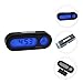 FUNOMOCYA 1pc Professional Luminous Car Dash Clock Thermometer Accurate Digital Temperature Display for Vehicles Material Multifunctional and Temp Gauge Easy to Install Dashboard