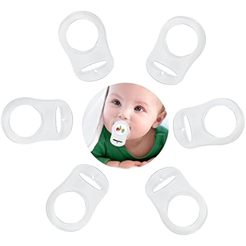 Anillo de silicona de 6 piezas para chupete Cover
