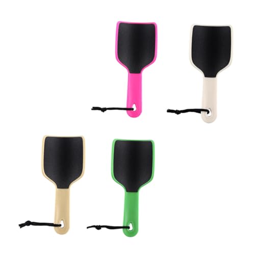 BESTYASH 4 piezas Pies Doble Cara Exfoliante Pedicura Removedor Durezas Cuidado Pies Portátil y Reutilizable
