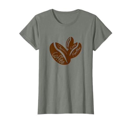 Quando i tuoi colleghi o amici si godono la loro pausa, prendi la tua tazzina di caffè e fai loro vedere con questa maglia a design 'caffè' che sei anche tu un amante del chicco marrone.