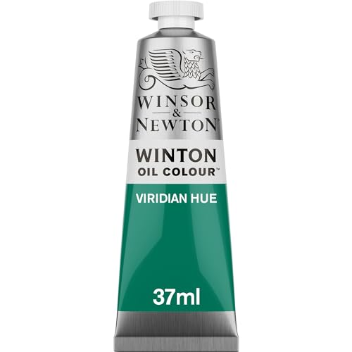 Winsor and Newton Winton Oil Colour 37ml 43 Viridian Hue (Tube), 37 ml (Pack of 1)