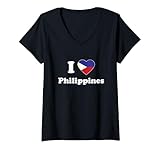 Photo Gallery donna i love philippines i heart philippines filipino maglietta con collo a v Photo Gallery donna i love philippines i heart philippines filipino maglietta con collo a v
