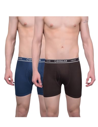 Image of Dollar Lehar Mens Combed Cotton Trunk - Actual Colour May Vary