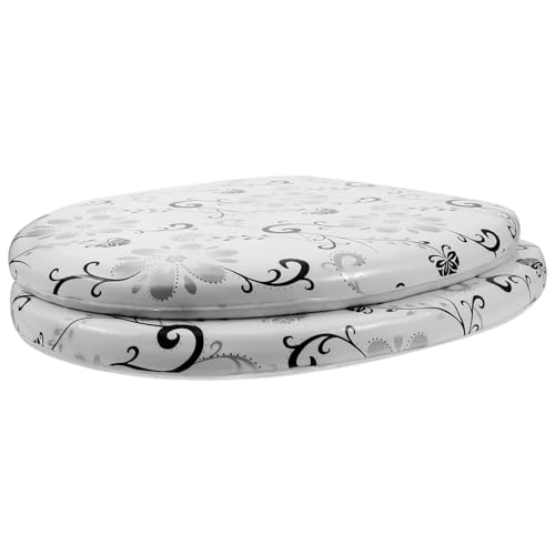 UDaca Pvc-Toilettensitzkissen, Wc-Deckelmatte, Waschbar, Wc-Kissen, Wc-Sitzpolster, Wc-Deckelkissen, Kinder-Toilettensitz, Badezimmer, Wc-Deckelbezug, Kinder-Silikagel-Sitzbezug, Verdickt