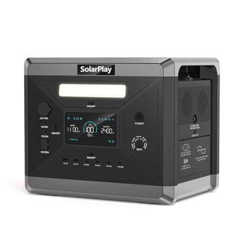 SOLARPLAY Centrale Portatile Q2501 2400W 2160Wh