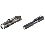Streamlight 88061 ProTac 1L-1AA 350-Lumen Dual Fuel Professional Tactical Light, Black & 66604 250...