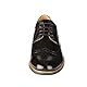 Bruno Marc Herren Anzugschuhe Klassischer atmungsaktiver Business Lederschuhe Schnürhalbschuhe Derby Oxfords Hochzeit Schuhe Prince-3, SCHWARZ,42EU