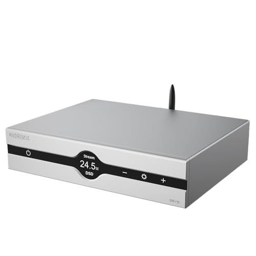 DR70 vanta una vera conversione DAC DSD a 1 bit, con supporto nativo fino a DSD512. In modalità DIRECT DSD, il segnale bypassa completamente la conversione PCM e viene trasformato direttamente in analogico, preservando la dinamica completa e i dettagli dell'audio originale. La densità dei dati è 512 volte superiore a quella del formato CD.