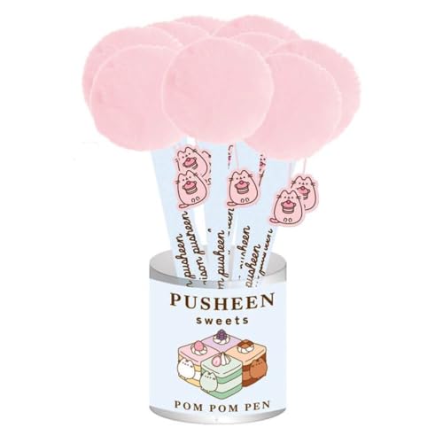 Pusheen Novelty Pom Pom Pen, Multicolor